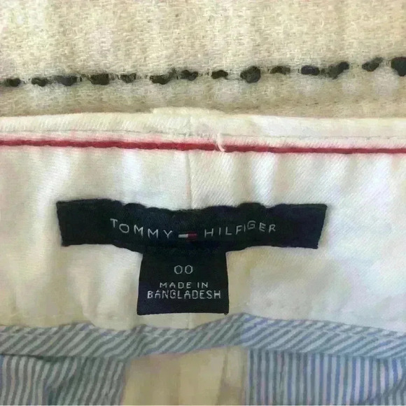 Tommy Hilfiger Women’s White Coastal Preppy Prep Euro Summer Cotton Shorts 00 - Picture 2 of 4
